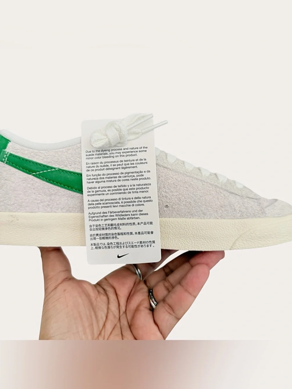 Nike Blazer Low ‘77 Premium ‘Coconut Milk Kelly Green’ Sneakers Men 7.5/ Women 9